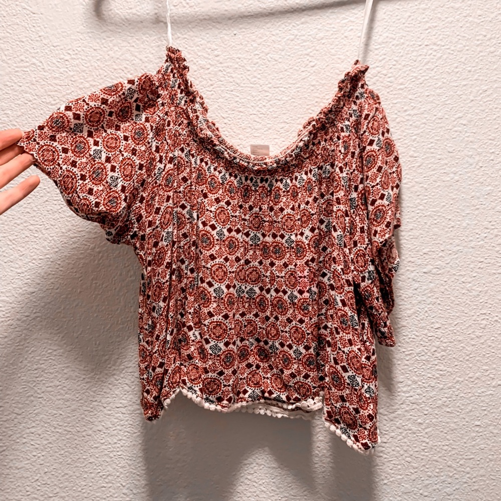 Floral crop top